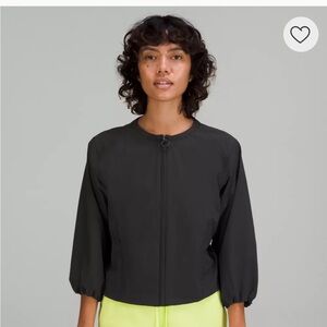 lululemon athletica Black Bomber Jacket